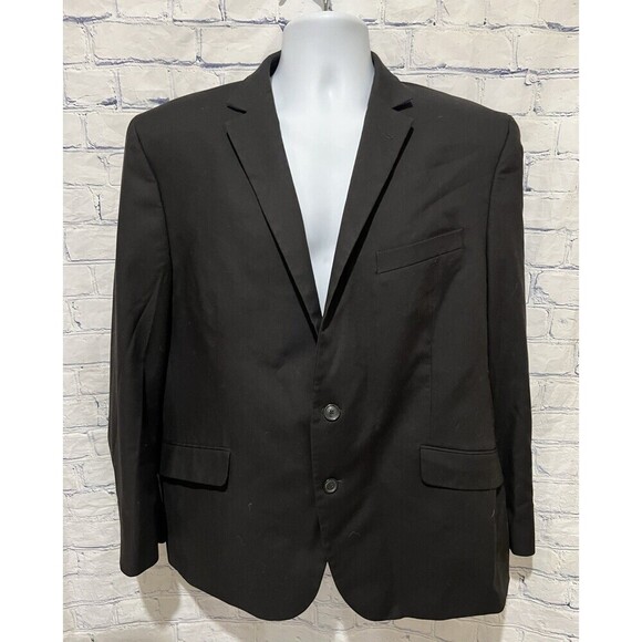 Billy London UK 46R Mens 2 Button Black Suit Blazer Jacket - Picture 1 of 8